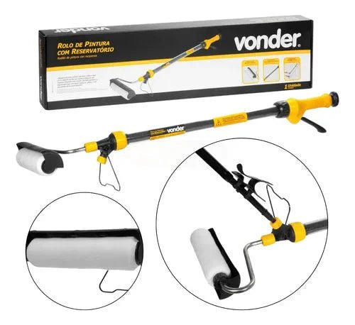 ✅ Pinte Até 3x Mais Rápido com o Rolo de Pintura com Reservatório